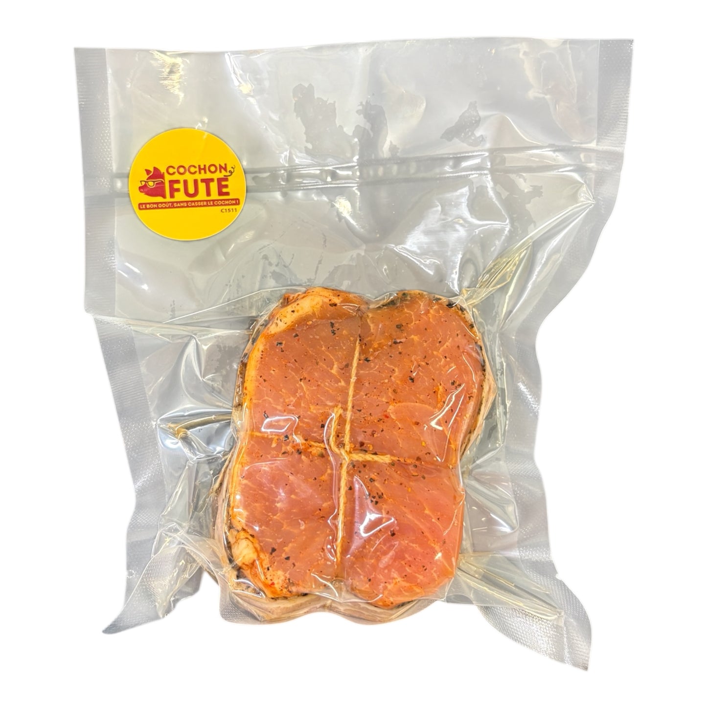 Tournedos de porc mariné BBQ avec bacon