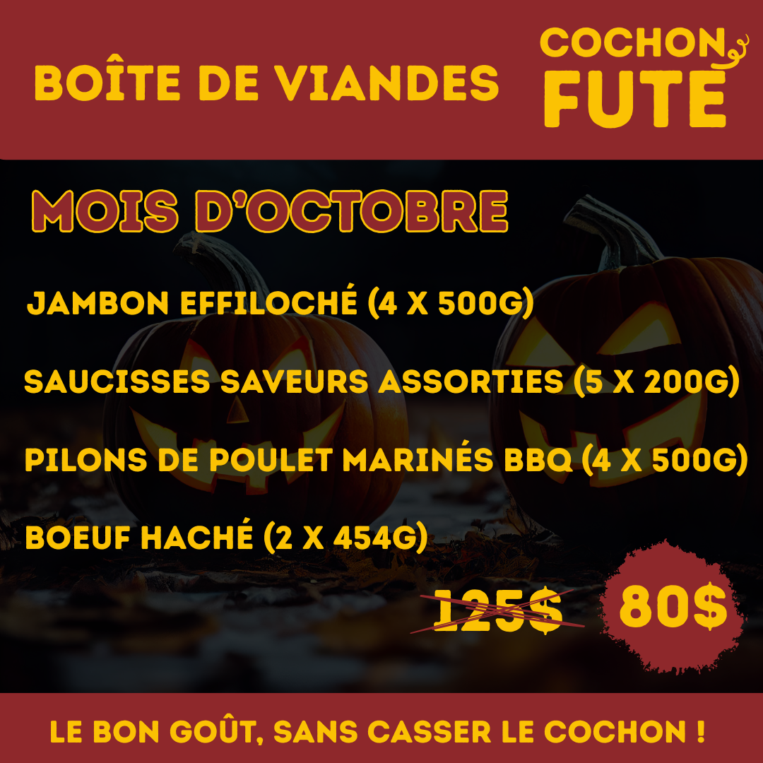 Boîte Cochon futé Octobre