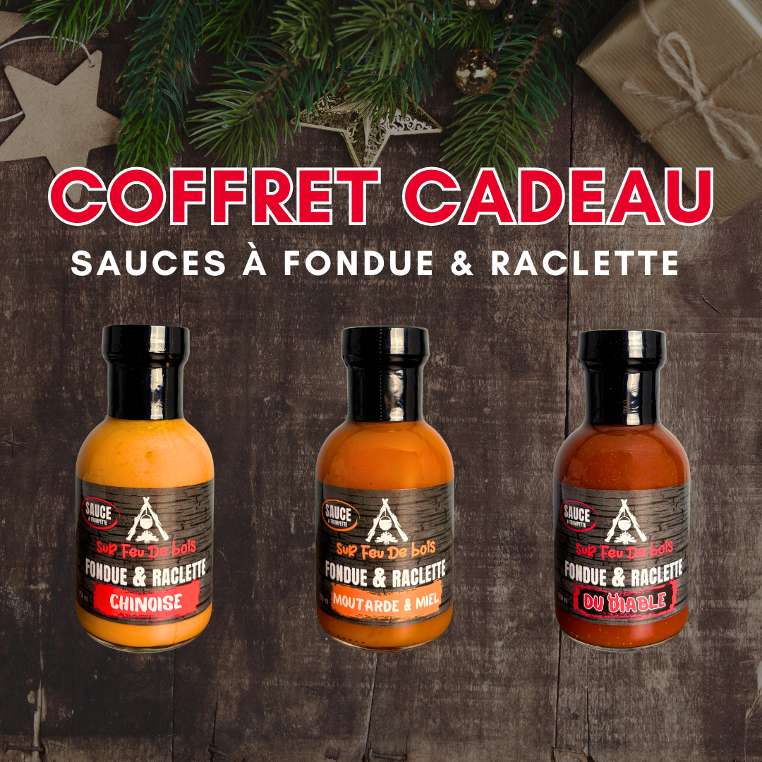 Coffret Sauces à fondue & raclette 3x250ml