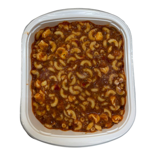 Macaroni à la viande et fromage en grain - Cochon Futé