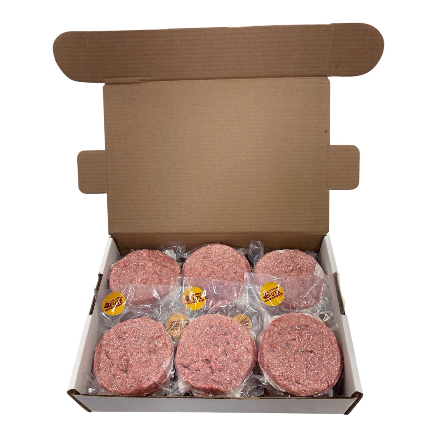 Galettes de burger de porc futé