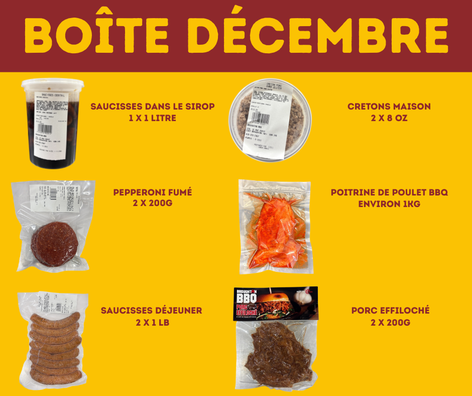 Boîte Cochon futé Décembre