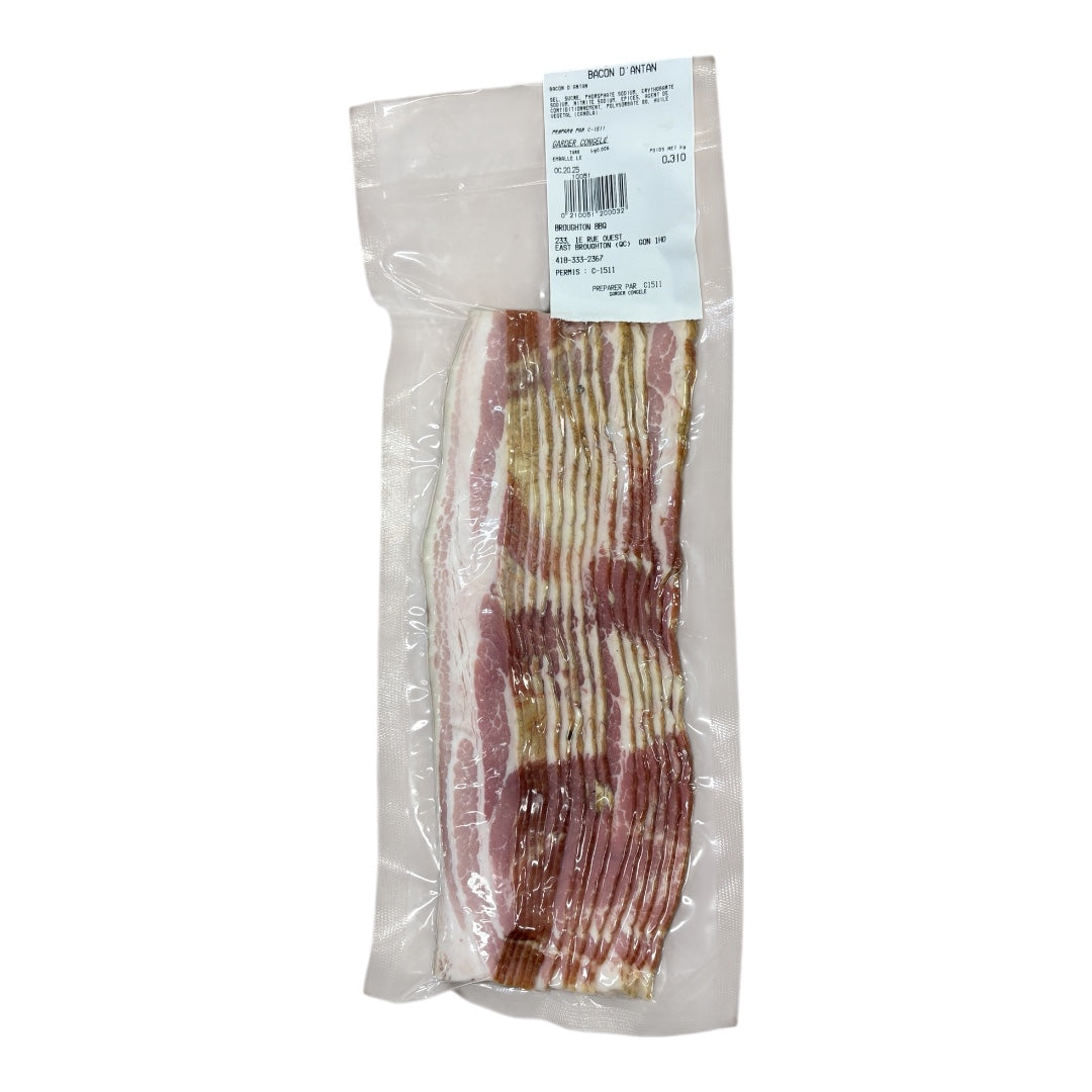 Bacon fumé au bois d'érable