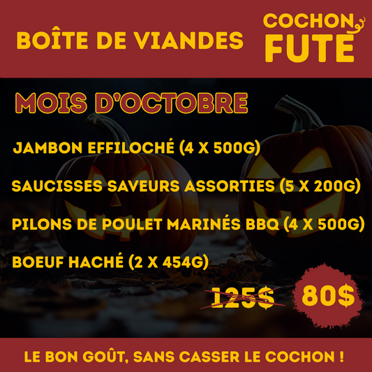 Boîte Cochon futé Octobre
