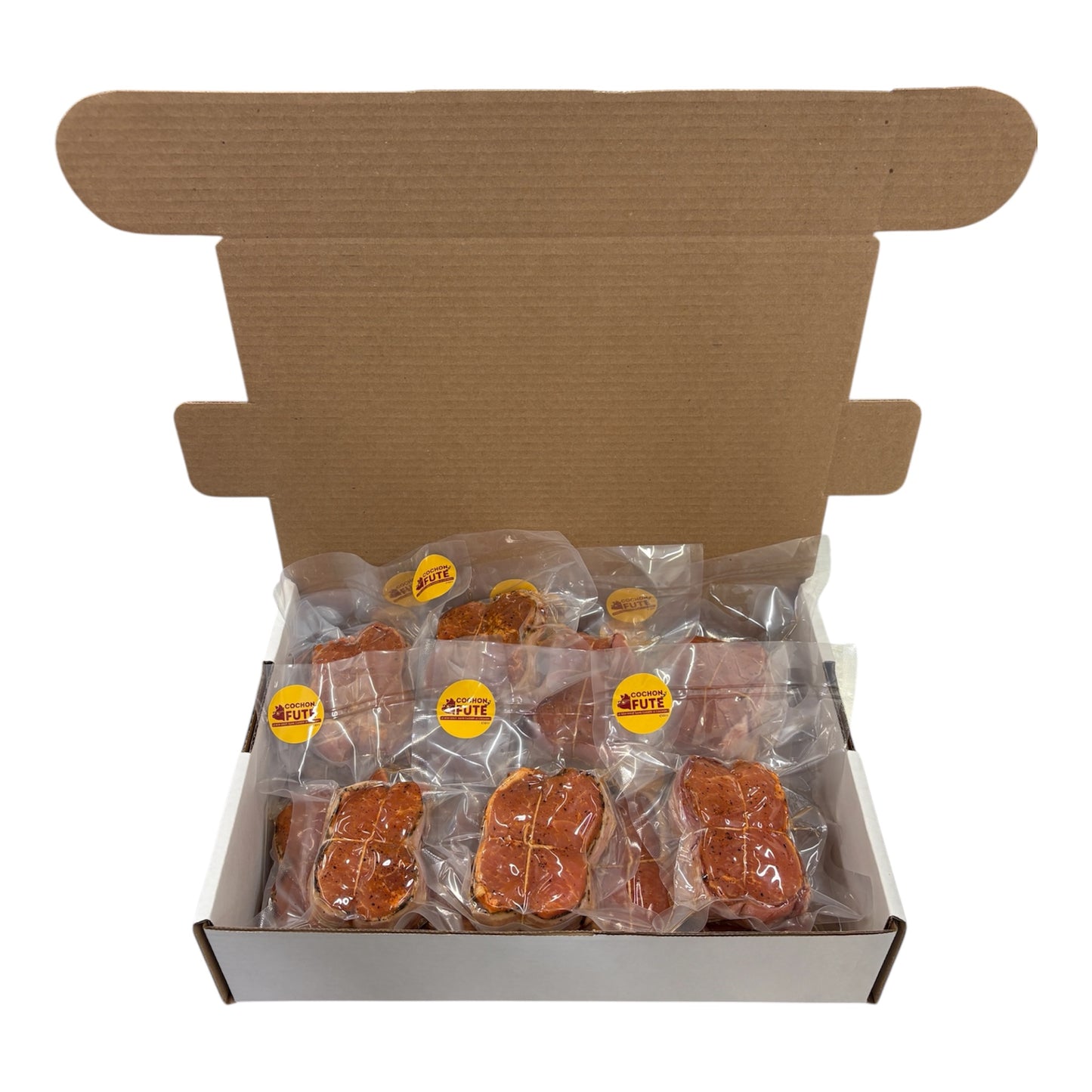 Tournedos de porc mariné BBQ avec bacon