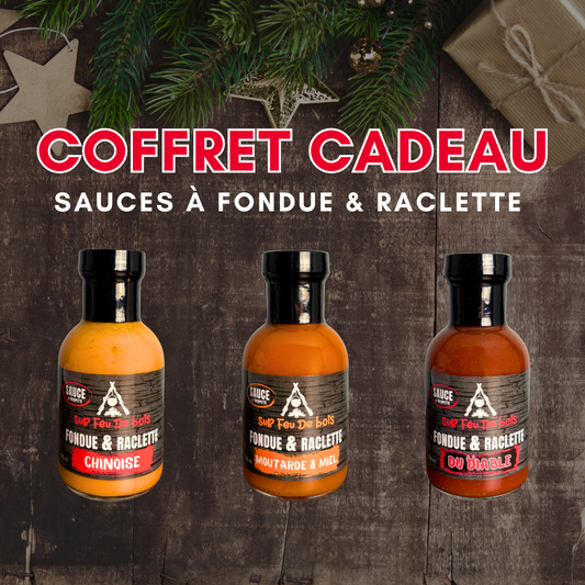 Coffret Sauces à fondue & raclette  3x250ml